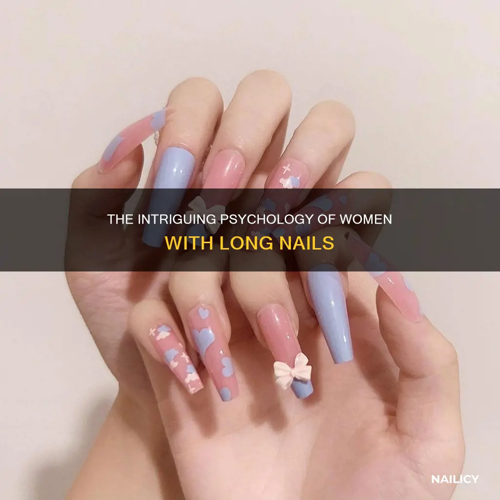what does it mean if a girl has long nails