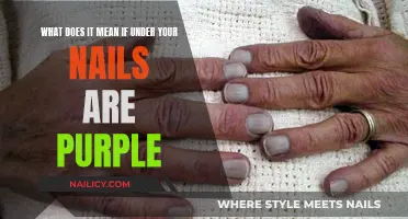 Purple Under-Nail Discoloration: Unraveling the Mystery