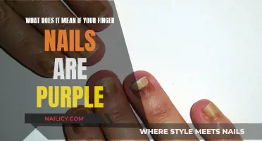 Unraveling the Mystery: Why Your Nails Turn Purple