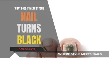 Black Nails: What Does It Mean?