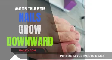 The Mystery of Downward-Growing Nails: An Unseen Health Clue?
