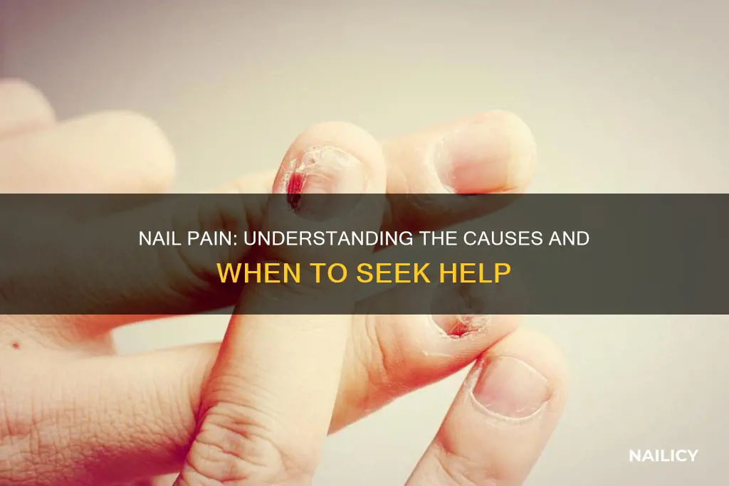 what does it mean if your nails hurt