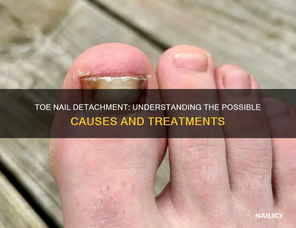 what does it mean if your toe nails fall off