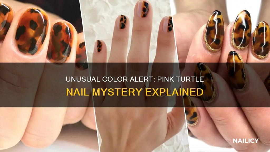 what does it mean if your turtles nails are pink