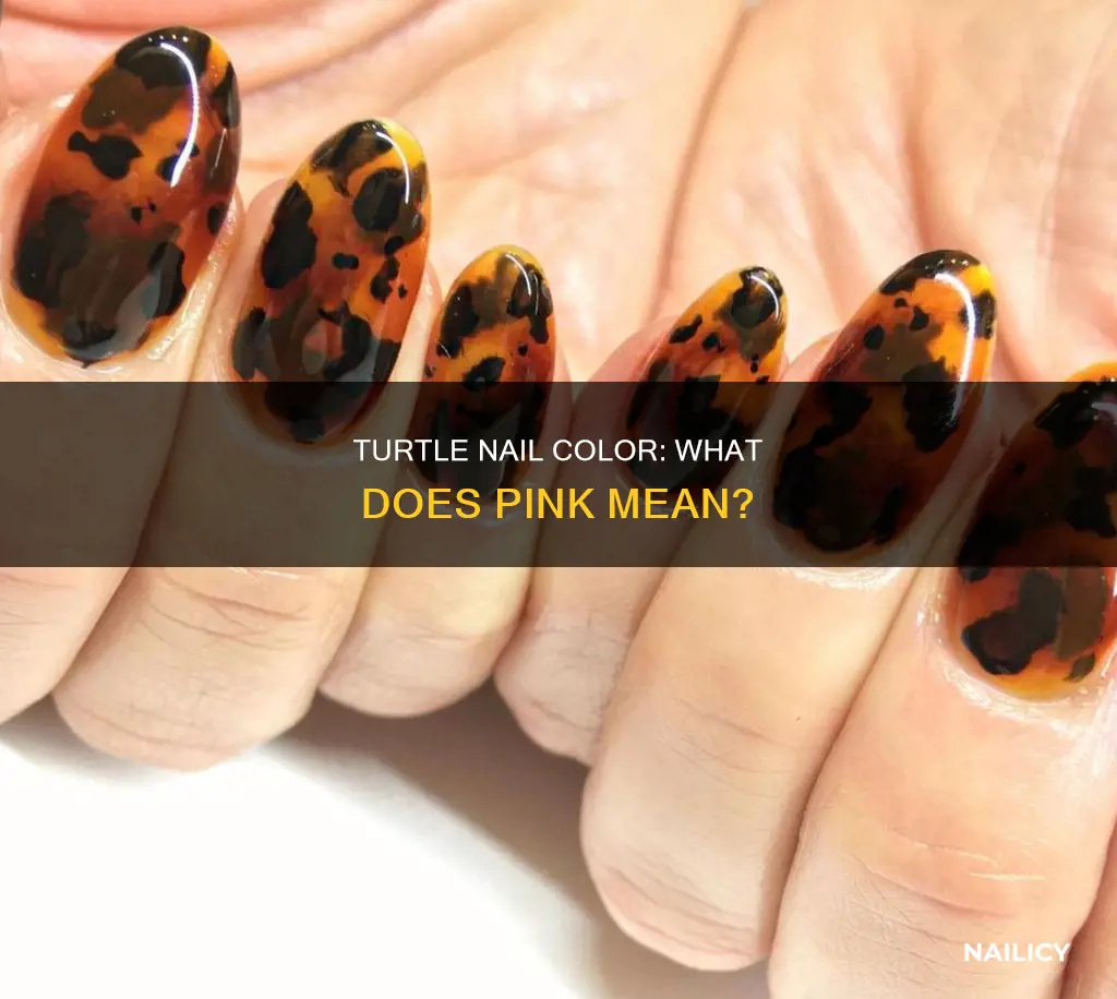 what does it mean if your turtles nails are pink