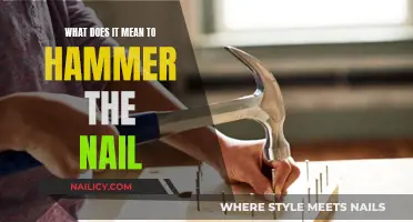 Hammering Nails: Mastering the Art of Precision and Force