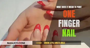 The Art of One: Finger Nail Painting