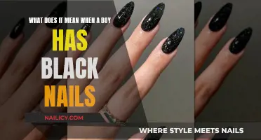 Black Nails on Boys: What's the Meaning?