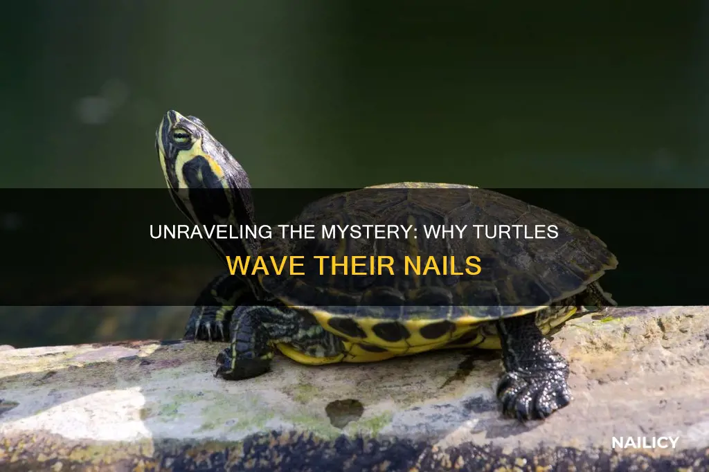 what does it mean when a turtle waves their nails