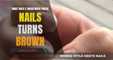 Brown Nails: What Your Fingernails Are Trying to Tell You