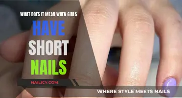 The Intriguing Significance of Girls' Short Nails