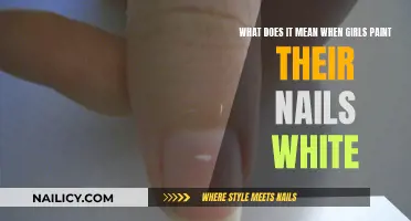 The Significance of White Nails: A Female Perspective