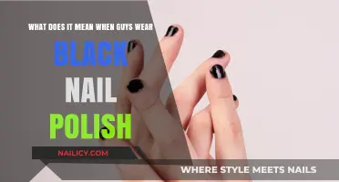 Black Nail Polish on Guys: Breaking Stereotypes and Expressing Individuality