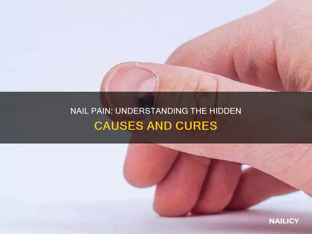 what does it mean when under your nails hurt