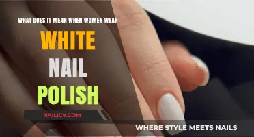 White Nail Polish: Decoding Its Meaning and Style for Women