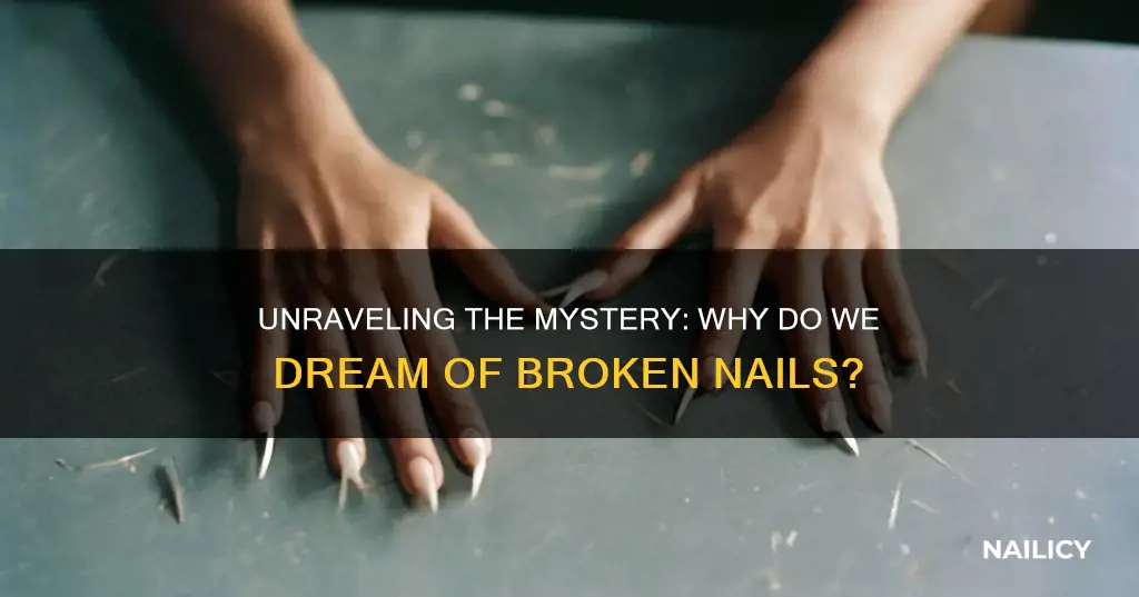 what does it mean when you dream your nails break