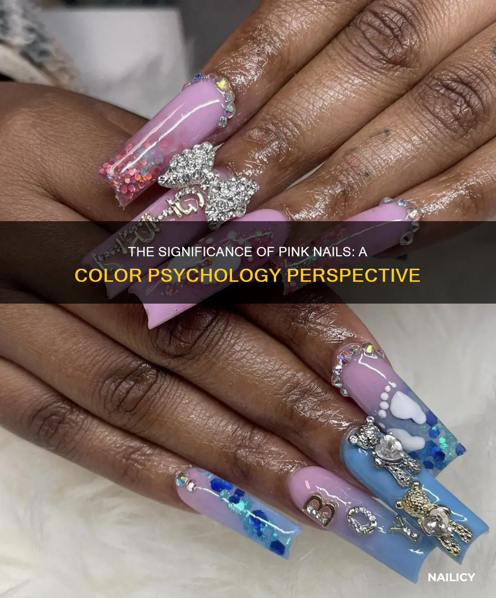 what does it mean when you paint your nails pink
