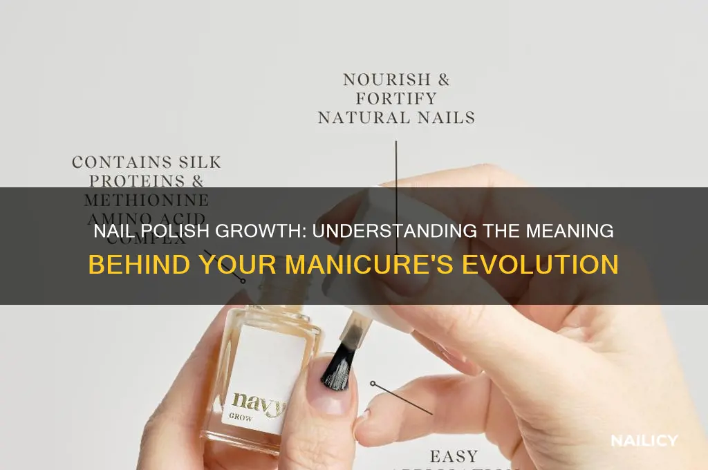 what does it mean when your nail polish grows out
