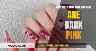Dark Pink Nails: What's the Deal?