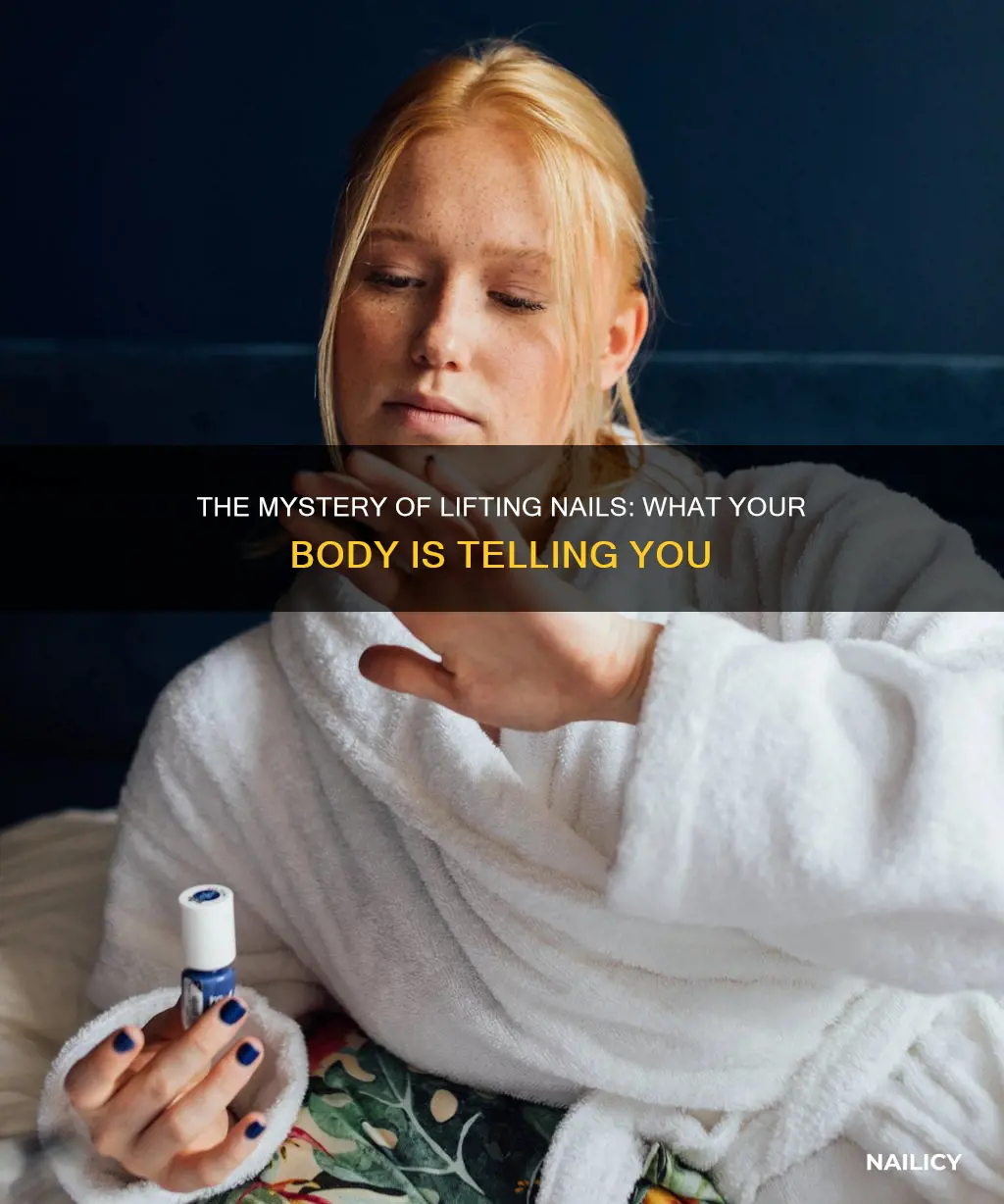 what does it mean when your nails are lifting