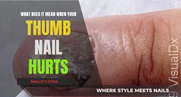 Unraveling the Mystery: Thumb Nail Pain and Its Causes