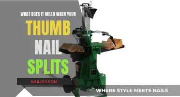 The Mystery of Thumb Nail Splitting: What Does it Mean?