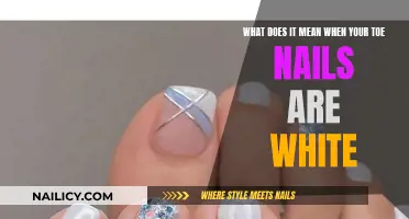 White Toenails: What Does It Mean?