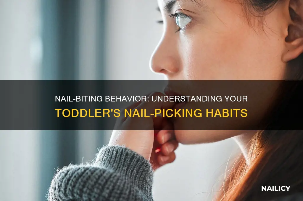 what does it mean when your two-year-old picks his nails