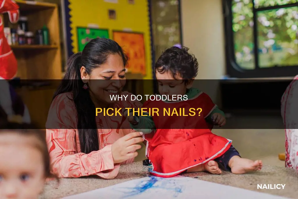 what does it mean when your two-year-old picks his nails