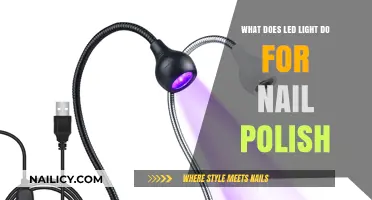 LED Light's Role in Curing and Enhancing Nail Polish Durability