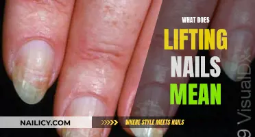 Unveiling the Mystery: What Does Lifting Nails Really Mean?