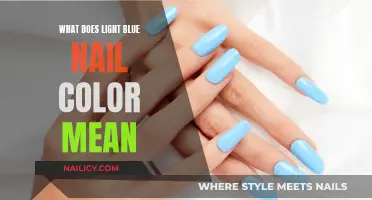 Unveiling the Mystery: What Light Blue Nail Color Symbolizes