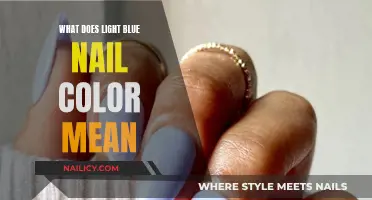 The Significance of Light Blue Nail Color