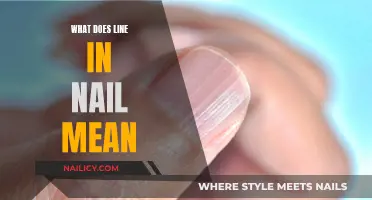 Understanding the Meaning of 'Line in Nail' in Nail Art