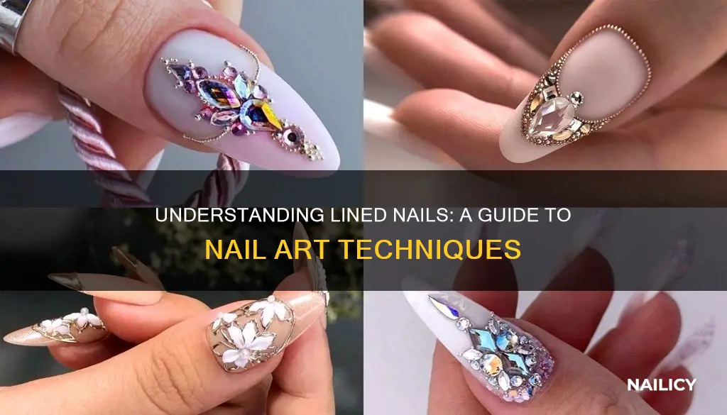 what does lined nail mean