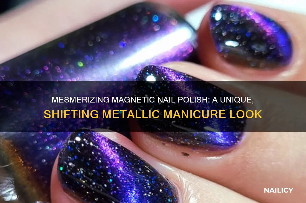Mesmerizing Magnetic Nail Polish: A Unique, Shifting Metallic Manicure
