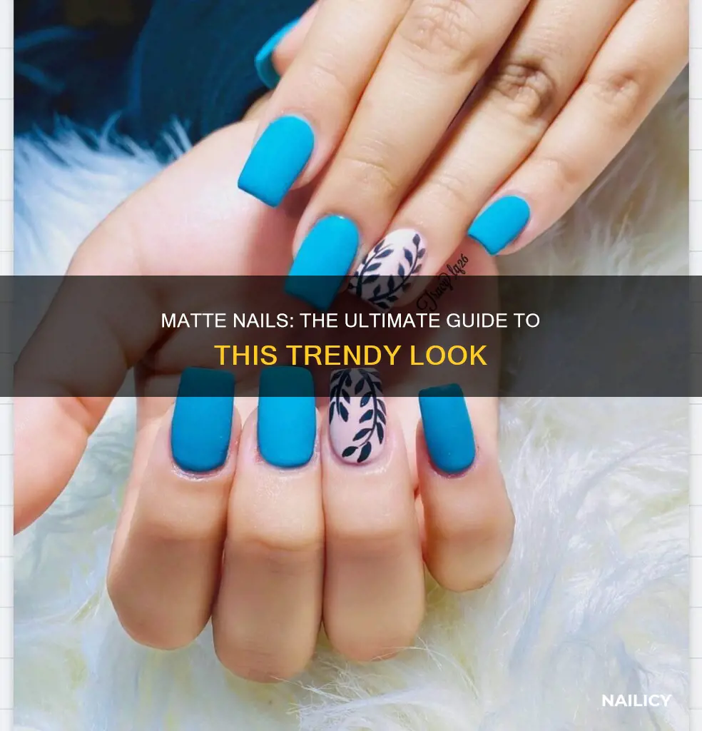 what does matte nails mean