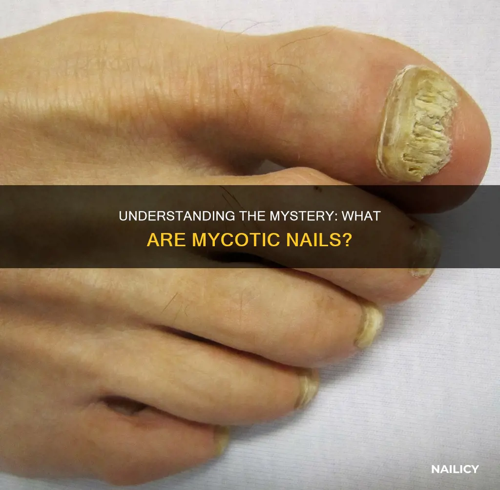 what does mycotic nails mean