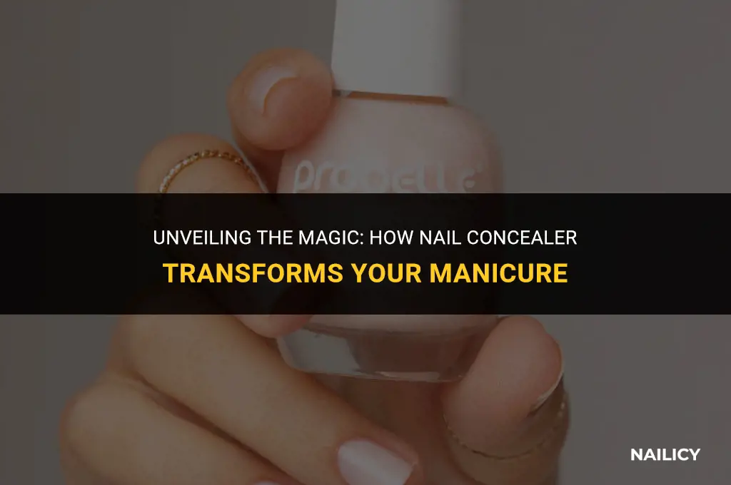 what does nail concealer do