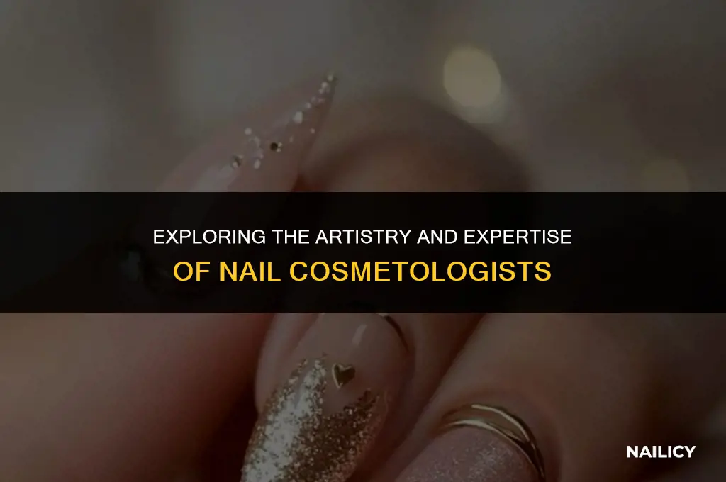what does nail cosmetologist do
