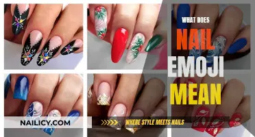 Unraveling the Mystery: What Does the Nail Emoji Symbolize?