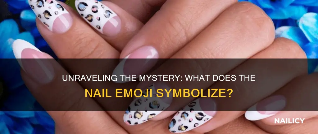 what does nail emoji mean