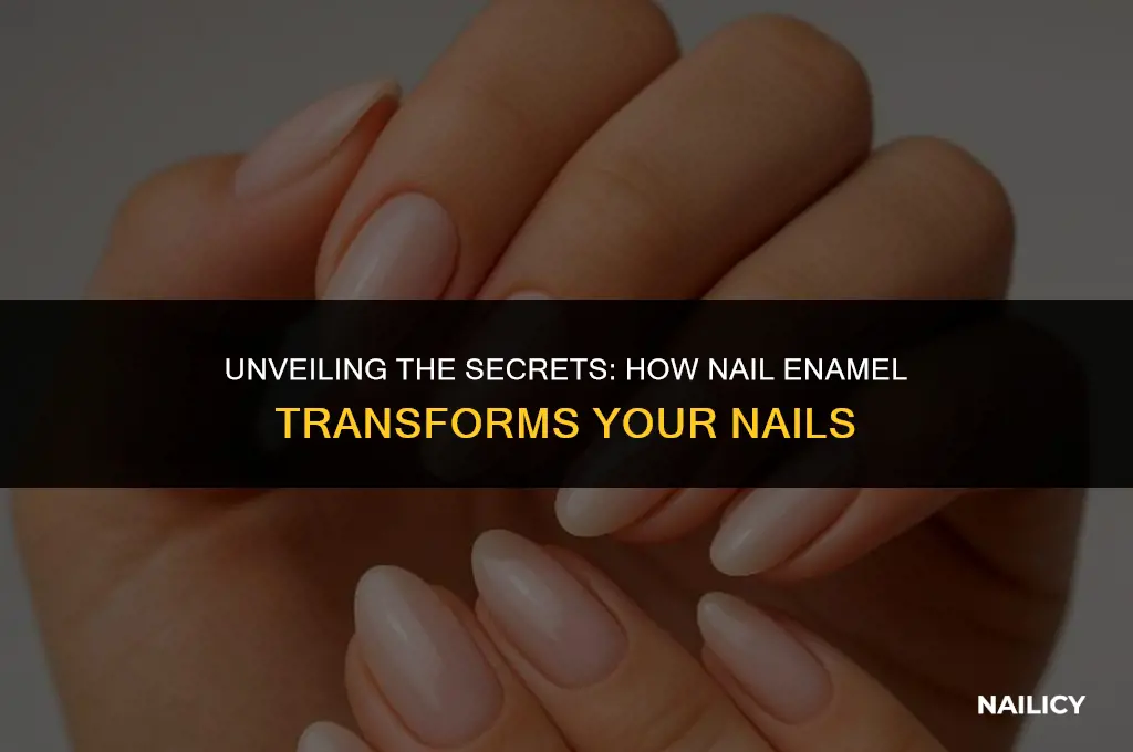 what does nail enamel do