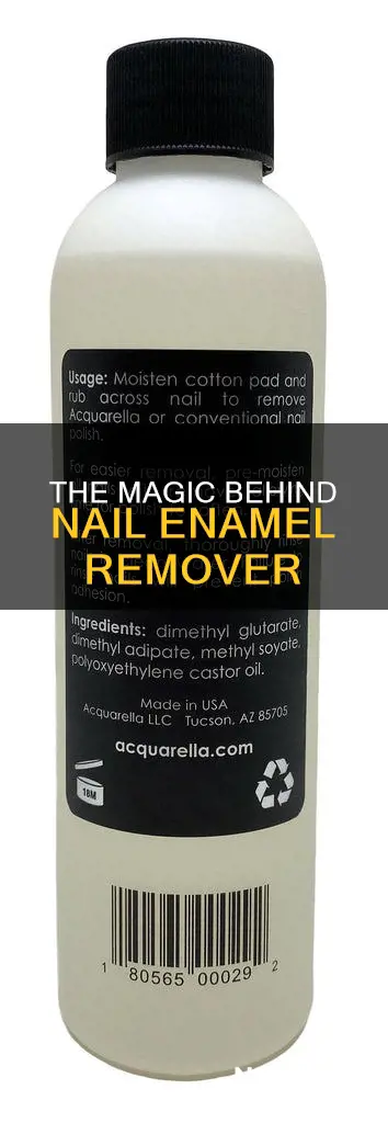what does nail enamel remover mean