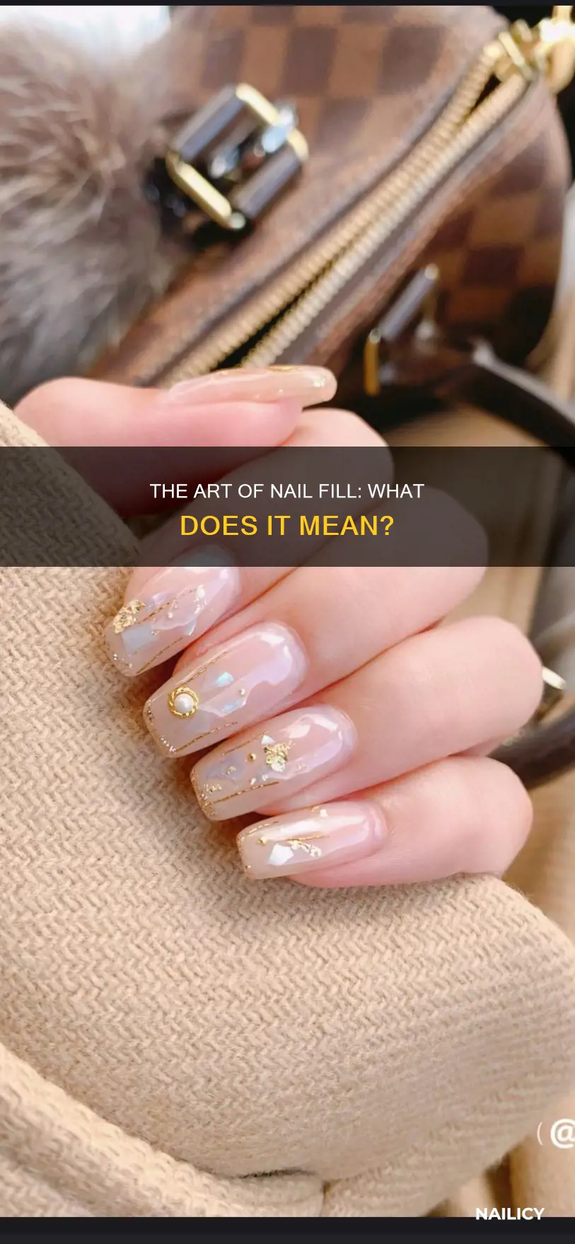 what does nail fill mean