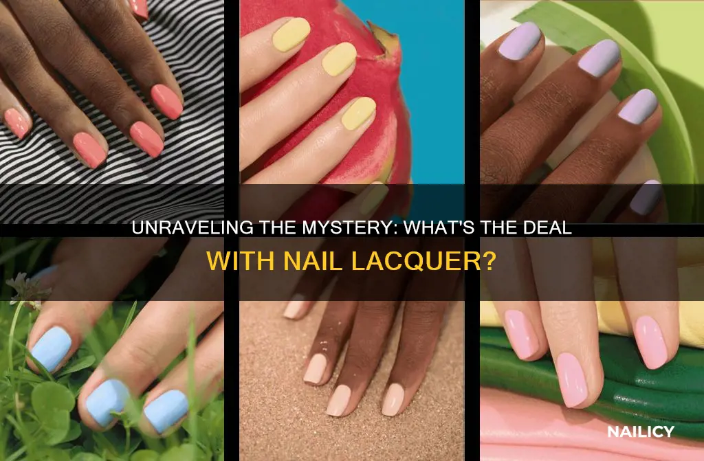 what does nail lacquer mean