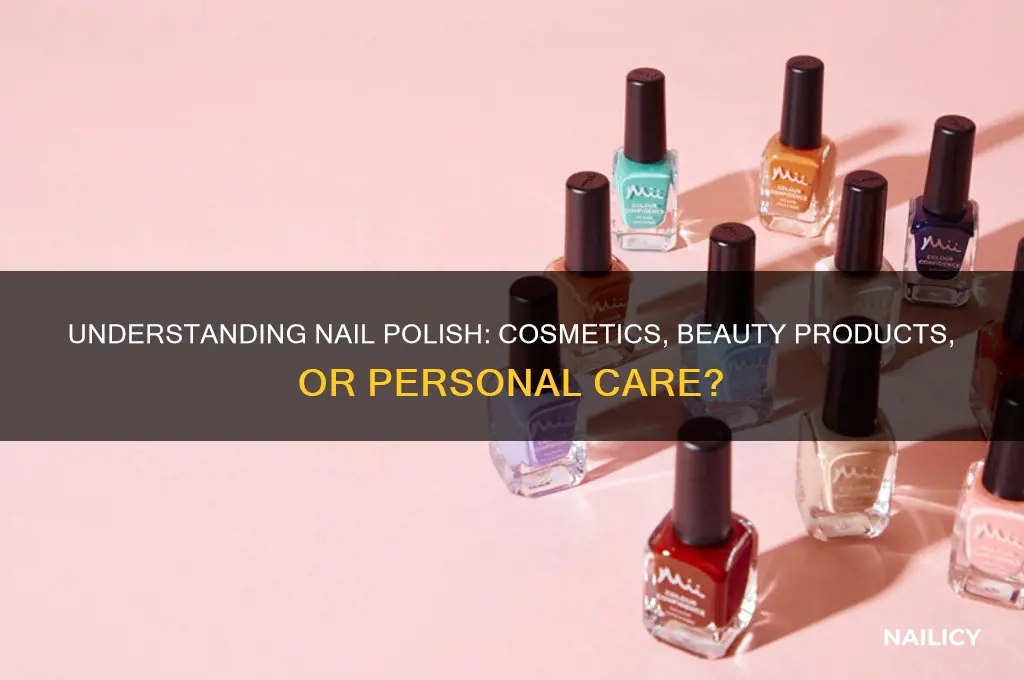 what does nail polish fall under