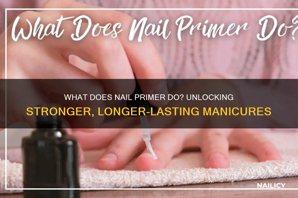 what does nail primer do