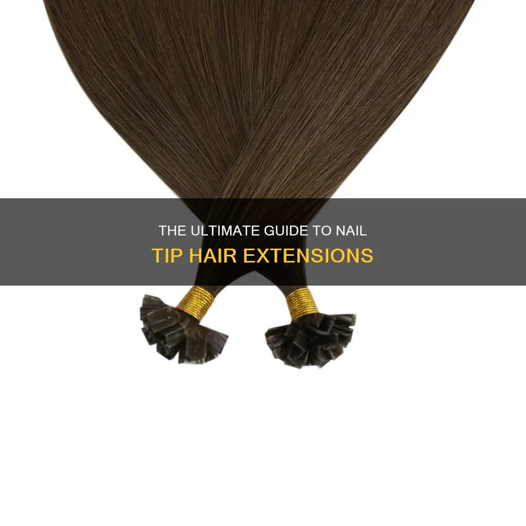 what does nail tip hair extensions mean