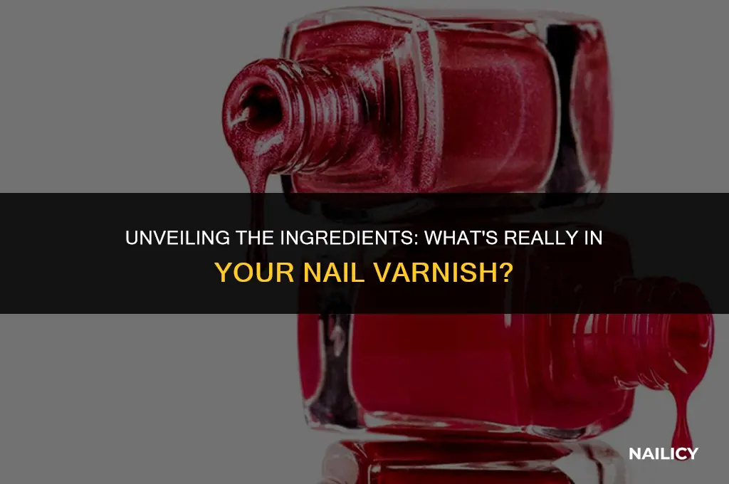 what does nail varnish contain